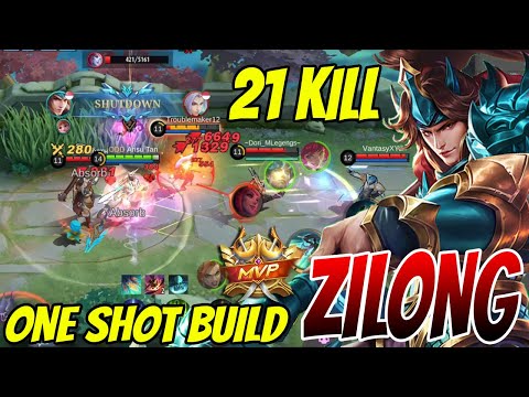 ZILONG BEST SUPER LIFESTEAL BUILD HP STAY FULL- Zilong Best Build 2022 - Build Zilong Tersakit 2022