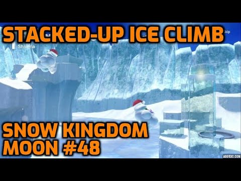 Super Mario Odyssey - Snow Kingdom Moon #48 - Stacked-Up Ice Climb