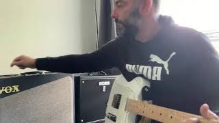 Video thumbnail for Boss Katana 50 MKII vs Vox AV30 hybrid tube amp - unscientific sound comparison! Which do you prefer by The Novice Noise Maker