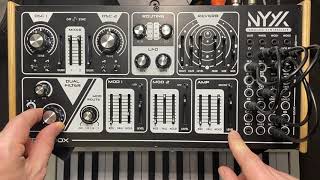 Video thumbnail for Dreadbox Nyx V2 Demo With Patches [No Talking] by VCO USA
