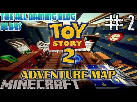 Let's Play - Toy Story 2 In Minecraft | Part 2 "Andys Bedroom"
