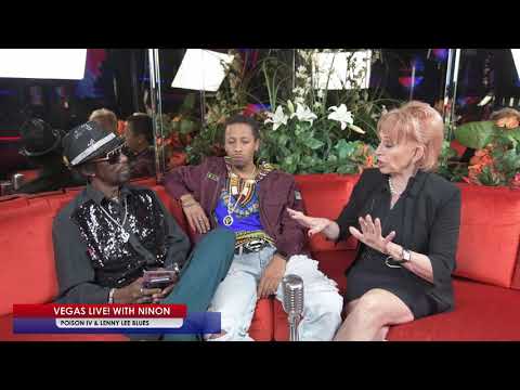 Poison IV and Lenny Lee Blues on Vegas Live! with Ninon