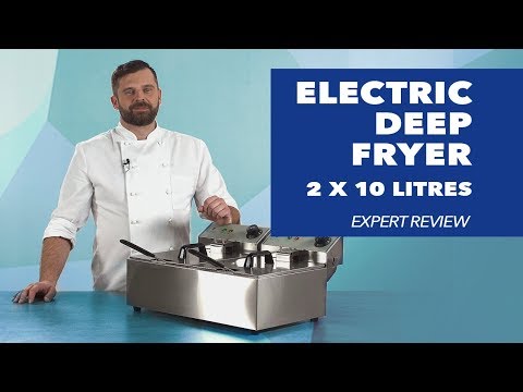 video - Electric Deep Fryer - 2 x 10 L - ECO