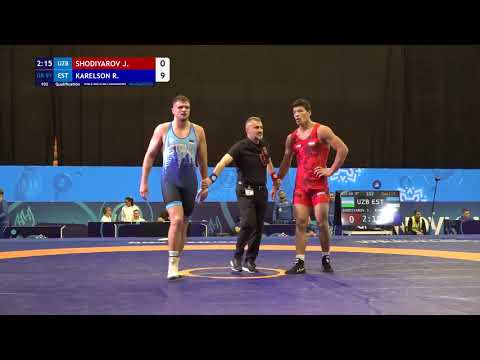 GR 97KG Qualification | Javokhir Shodiyarov(Uzb) Vs Richard Karelson(Est) | U23WorldChampionship2025