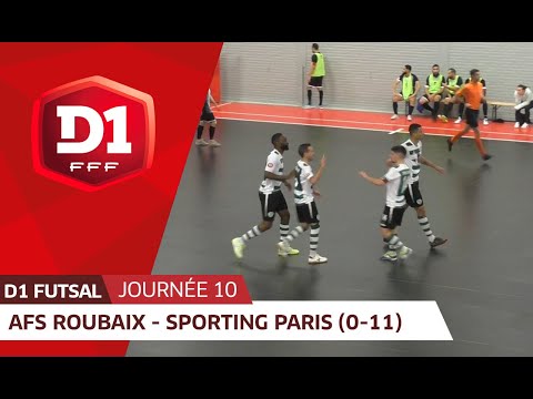 J10 : AFS Roubaix - Sporting Paris Futsal (0-11)