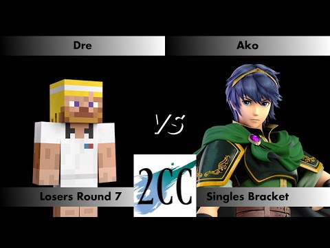 2CC: Midgar Saga - Loser's Top 8 - Dre (Steve) vs Ako (Palutena/Marth)