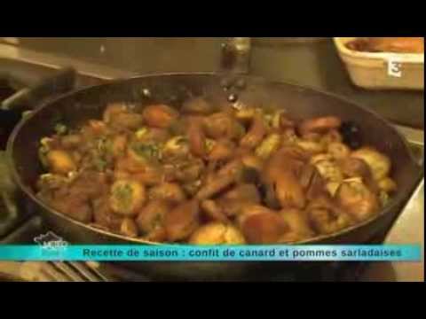 Recette de saison : Confit de canard et pommes de terre sarladaises