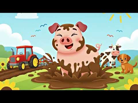 Hallo Kuh 🐮 Das Traktor Lied für Kinder | Kinderlieder über Tiere und Bauernhof | New Songs for Kids