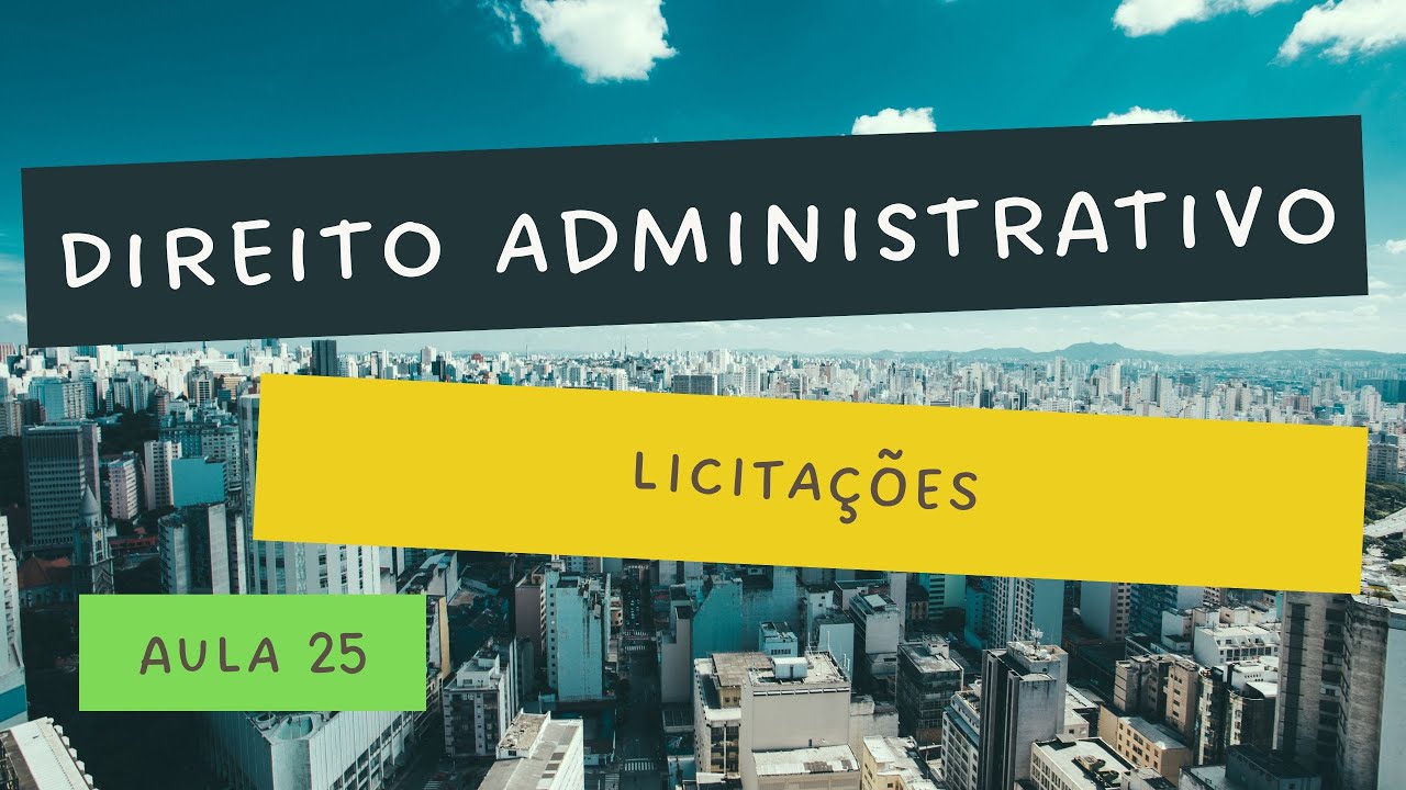 Aula 25 - Licitações