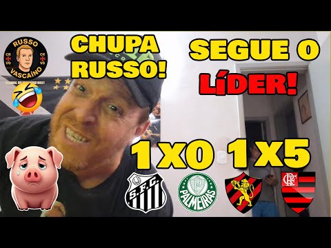 Marcos FLA React and Russo Vascaíno