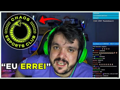 GAULES ADMITE TER ERRADO EM ACUSAR CHAOS E LEAF e DIZ QUE CONVERSOU COM A VALVE