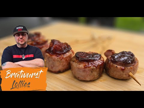 BRATWURST Lollies - schneller Snack vom GRILL