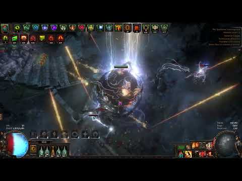 Tanking Wave 30 Simulacrum on my most insane build ever, Aura/Armor Stacker Ascendant POE 3.20
