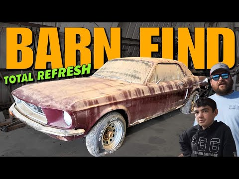 BARN FIND 1968 Mustang Revival - From Rusty Relic, To Backroad Beater!
