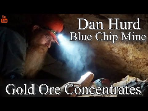 Dan Hurd’s Blue Chip Mine Gold Ore Concentrates!