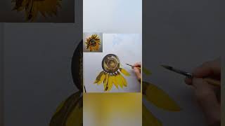 해바라기 그리기/수채화그리기 drawing sunflowers/watercolors