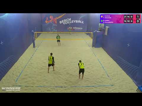 17:30 I. Datsiuk / V. Antoniuk - B. Isakov / D. Svyrydenko 05.02.2023 | Winners Beach Volleyball