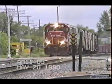 Classic Railroad Series 587 - SOO 6008 at Hastings, MN May 1990
