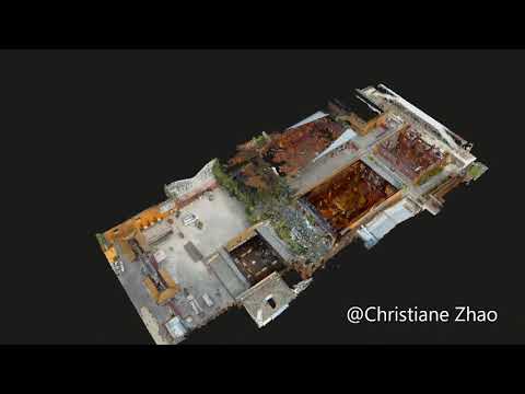 3D Photogrammetry Point Cloud Temple Kai Yuan Si