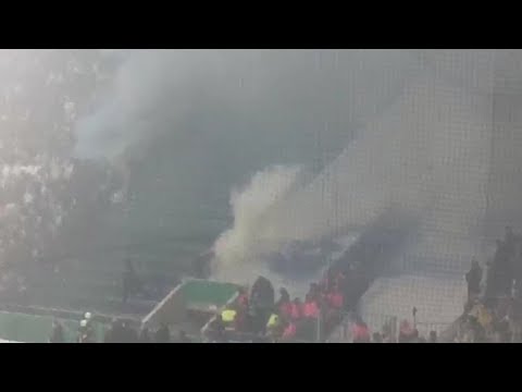 Borussia Dortmund BVB Pyrotechnik | DFB Pokal 17/18 1. FC Magdeburg - Borussia Dortmund