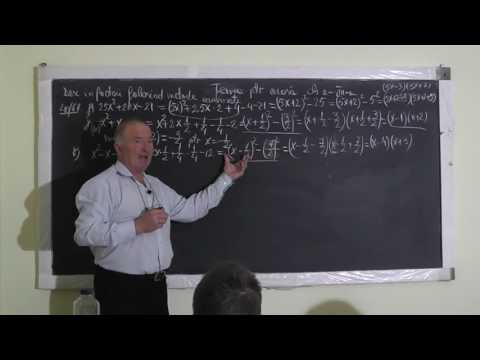 1201 Descompunerea in factori prin metode combinate Aflarea radacinilar unei ecuatii grad 2 Clasa 8