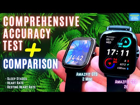 Vollständiger Genauigkeitstest von Amazfit GTS 2 Mini gegen GTS 2e | Herzfrequenz- und Schlaftests 