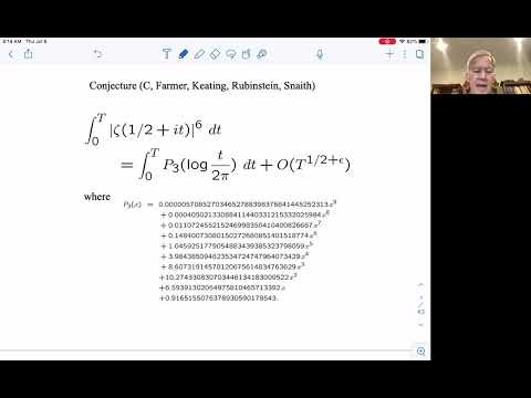 Brian Conrey: Moments, ratios, arithmetic functions in short intervals and random [...] (NTWS 088)
