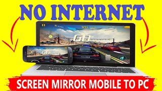 Screen Mirroring Android to PC without Internet [3 Methods]