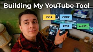 Day In The Life of HOW I Built A YouTube Tool for YOU | Startup Founder Vlog Ep2