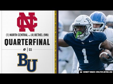 #1 North Central vs. #4 Bethel (MN) Highlights | D3 Football Playoffs 2025
