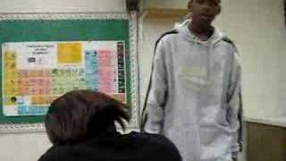 acting a fool in class