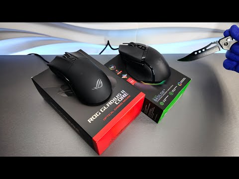 Asus ROG Gladius II vs Razer Basilisk V3 Unboxing - ASMR