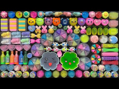 MIXING ALL MY STORE BOUGHT SLIME INTO CLEAR SLIME | SLIME SMOOTHIE | SATISFYING SLIME VIDEOS #288