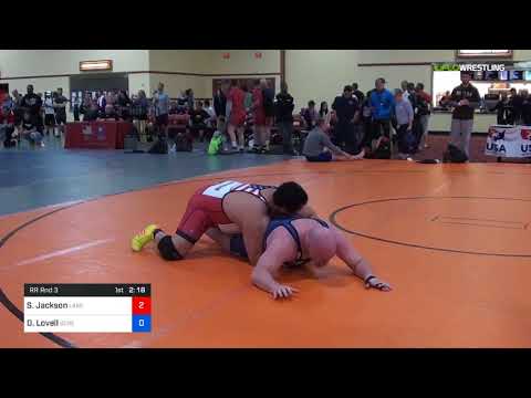 2018 Marine Corps US Open/Masters C Greco Roman 130 RR Rnd 3 - Sean Jackson (Lake) Vs. Daniel Love