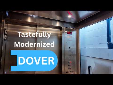𝐄𝐏𝐈𝐂 Tastefully Modernized Dover Impulse Hydraulic Glass Elevators, Metro, North York, Ontario