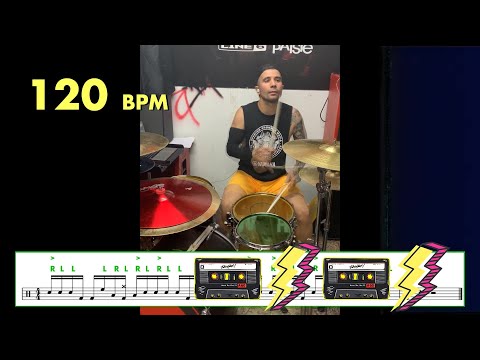 REDOBLE LINEAL fácil y PODEROSO - Clases de batería - Deivhook