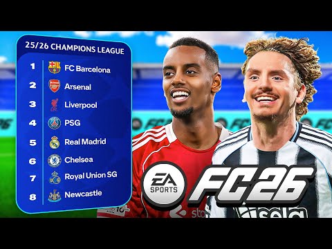 I Simulated the 25/26 Champions League on FC26 🤩