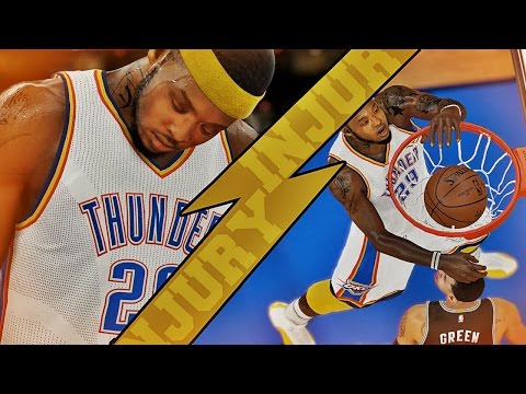 NBA 2K15 MyCAREER Playoffs WCFG2 - THE "JUMP SHOT" INJURY IS BACK!! NOOOO!!