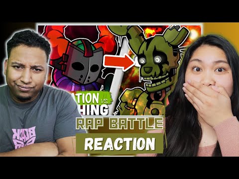 Tricky the Clown vs Springtrap - Rap Battle! | Couple Reacts