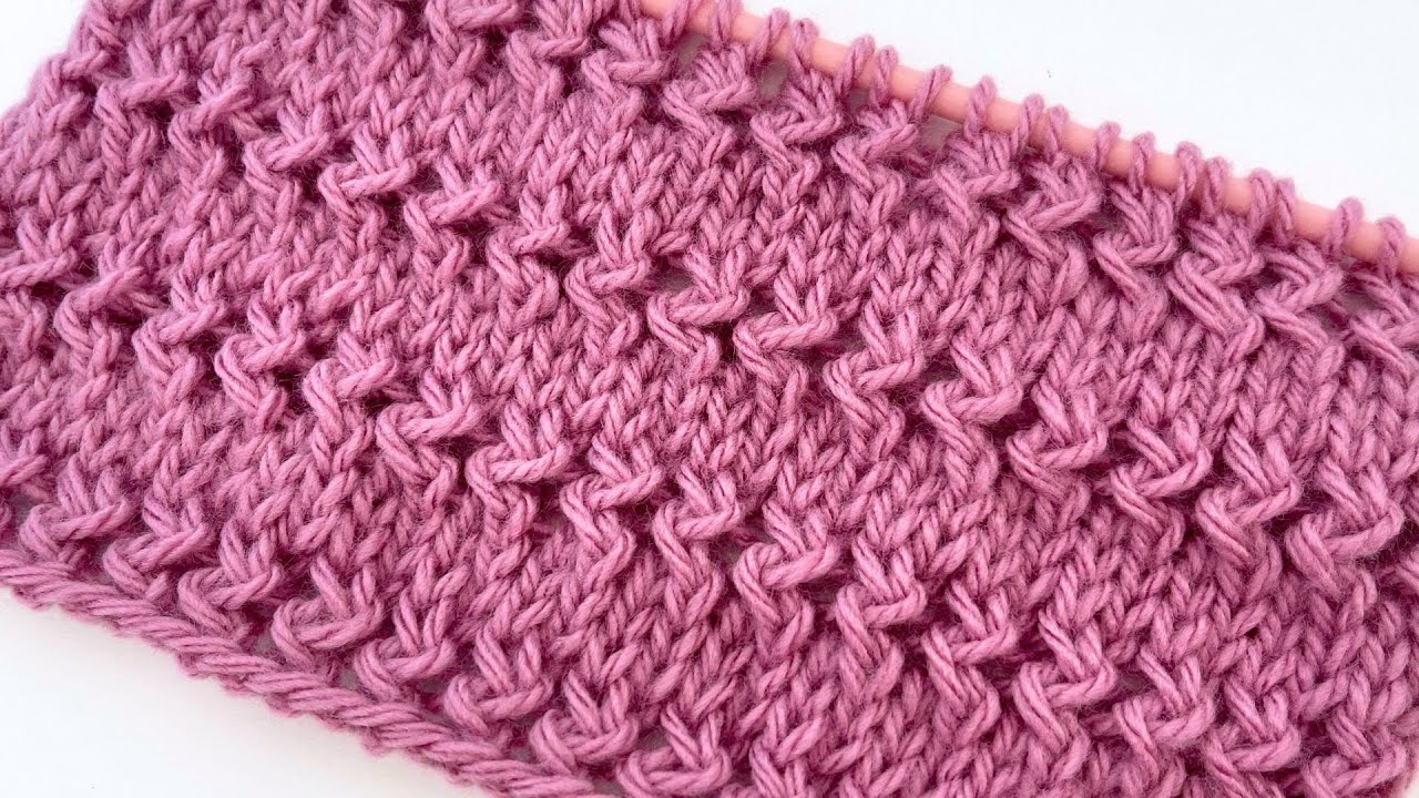 DIFFERENT AND EASY TO MAKE KNITTING STITCH