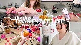 WORK WEEK IN MY LIFE | 9-5 work routine & having fun on weekdays | paint n’ sip, the spa, & workouts