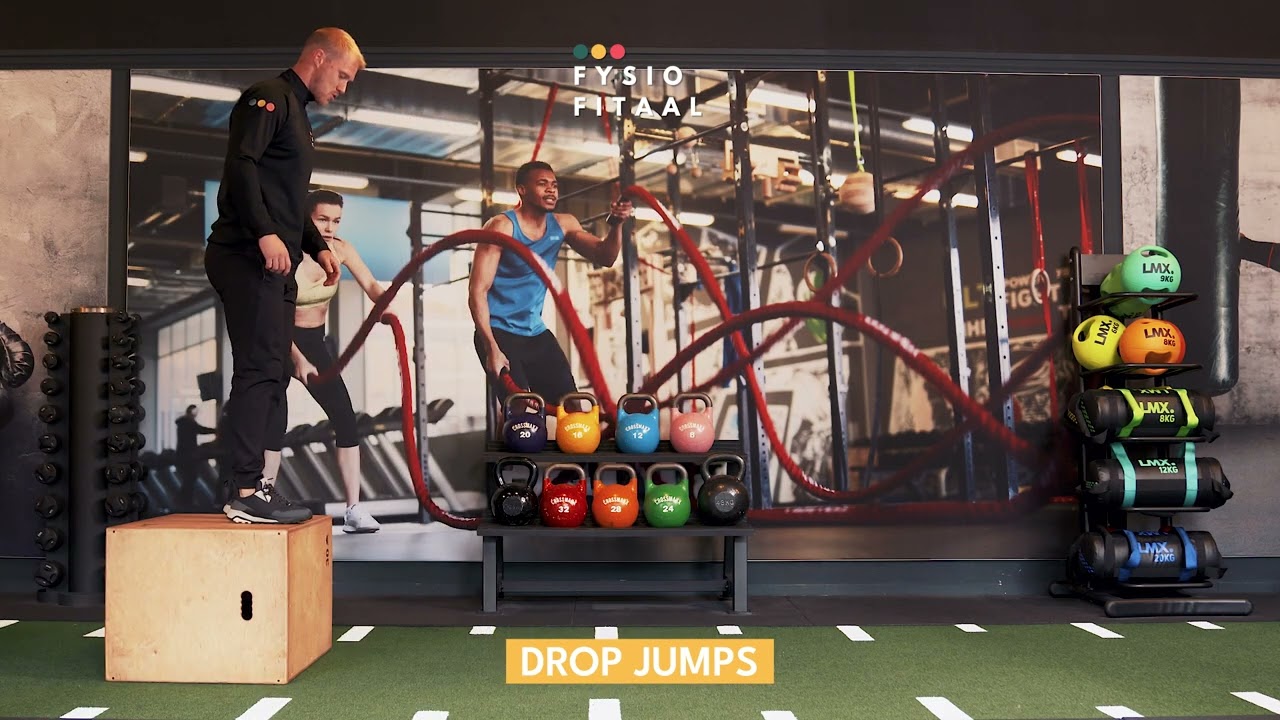 Video thumbnail: Drop jumps — instructievideo