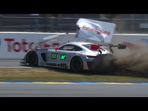 24H Le Mans 2025 - CRASHES, SPINS, PURE SOUND & ACTION