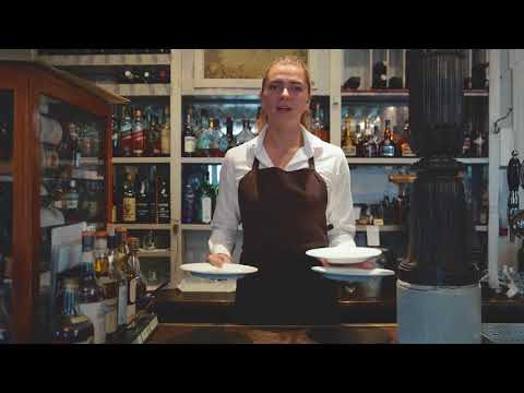 How to be a good waiter: How to carry 3 plates