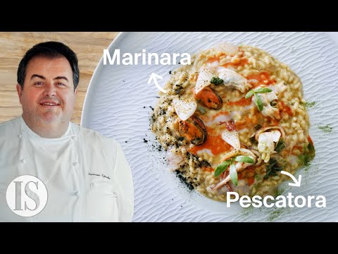 Marinara e pescatora in un unico risotto con Gennaro Esposito