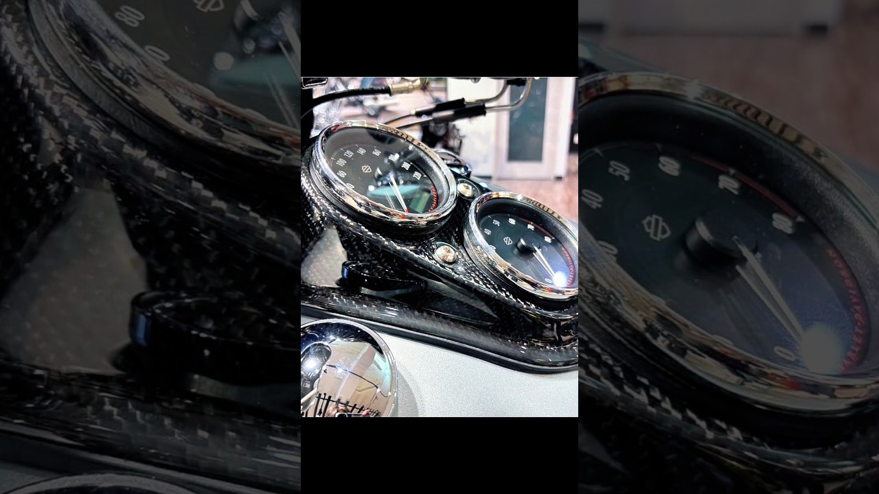 【全国発送】FXDL/S用カーボンメーターダッシュ【ハーレーダビッドソンシティ川越店】#fxdl #harleydavidson#ハーレーダビッドソン #dyna #lowrider #harley