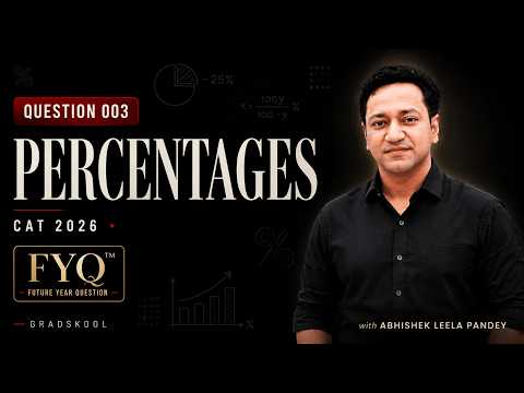 Percentages — Future Year Question 003 | CAT Quantitative Aptitude