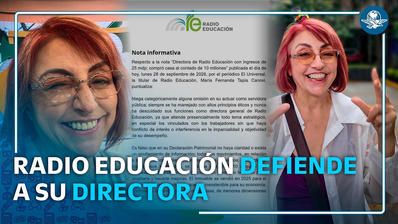 Radio Educación defiende a Fernanda Tapia; directora explica venta de casa de 19.7 mdp