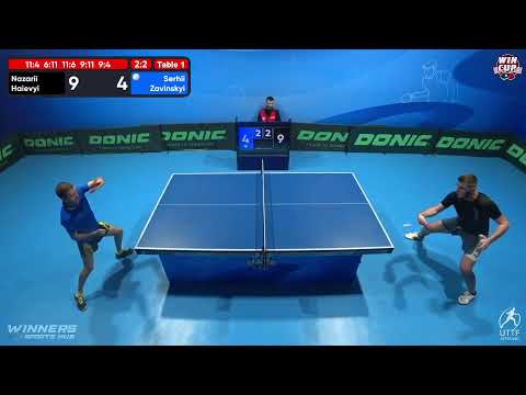 22:00 Nazarii Haievyi 3-2 Serhii Zavinskyi West 5 WIN CUP 12.10.2022 | TABLE TENNIS WINCUP