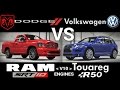 Dodge Ram SRT-10 Vs Volkswagen Touareg R50 ...